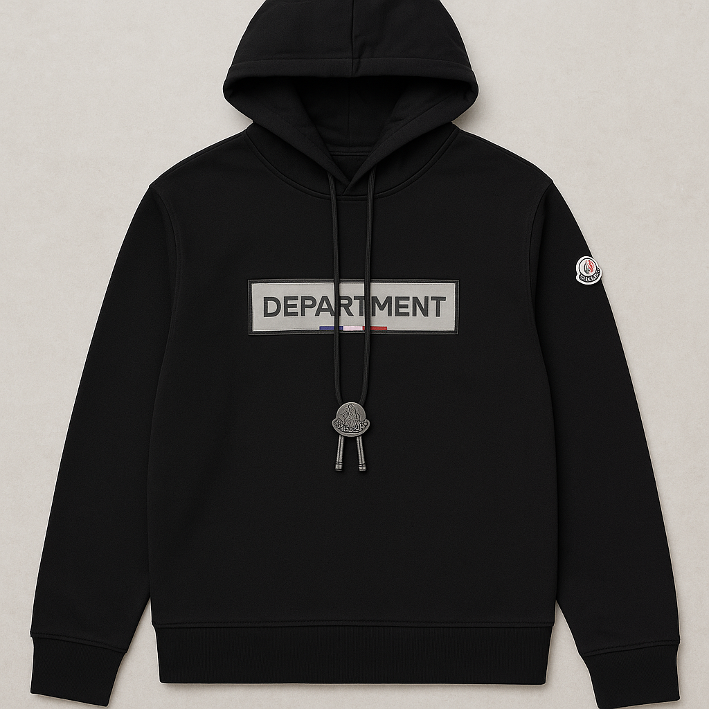 MONCLER Hoodie with Department Logo Print”