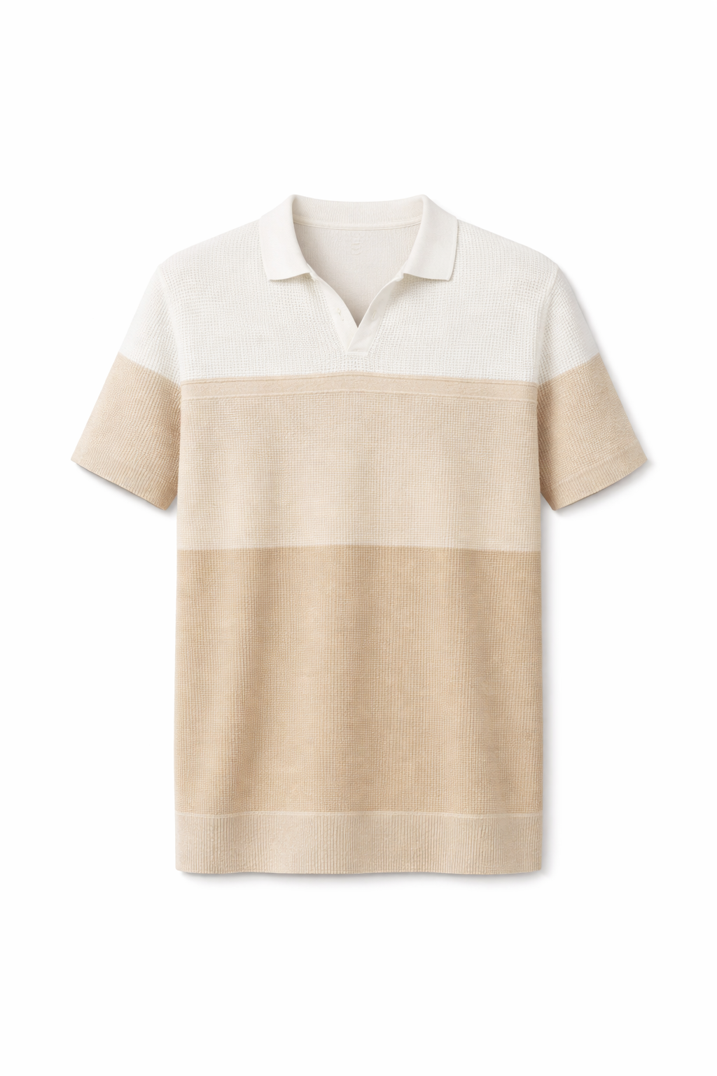 Textured Stripe Polo