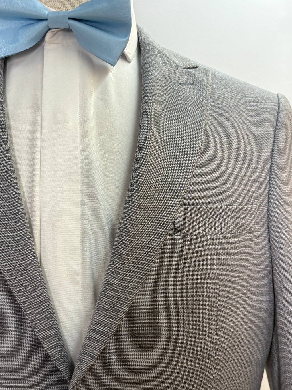Classic Silver Grey Two-Piece Suit