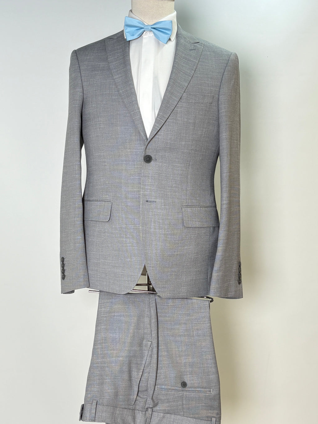 Classic Silver Grey Two-Piece Suit