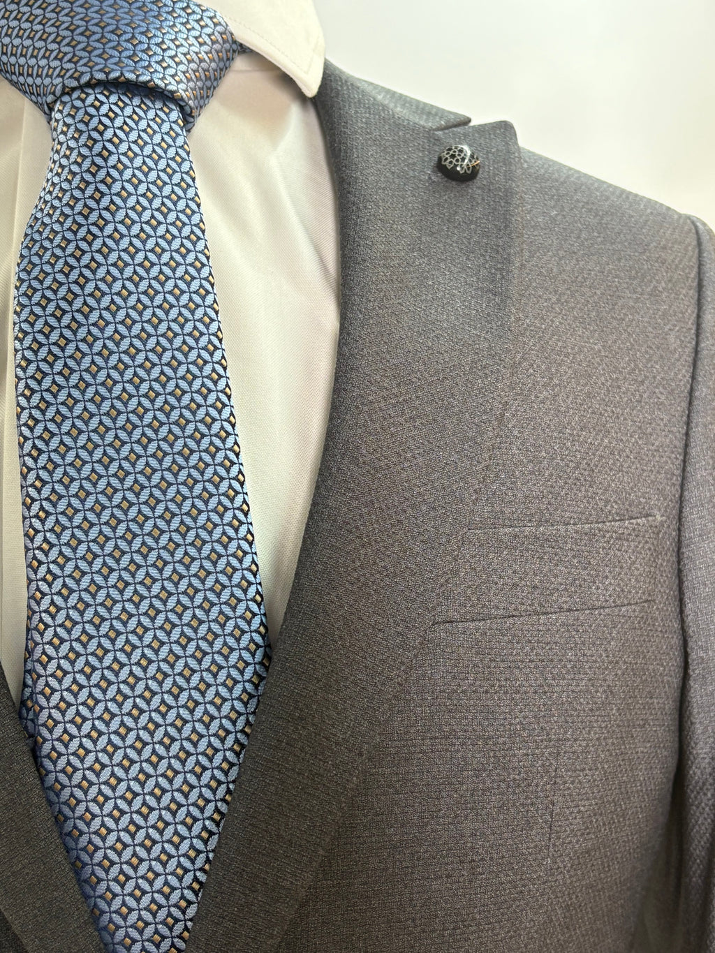 Classic Charcoal Two-Piece Suit