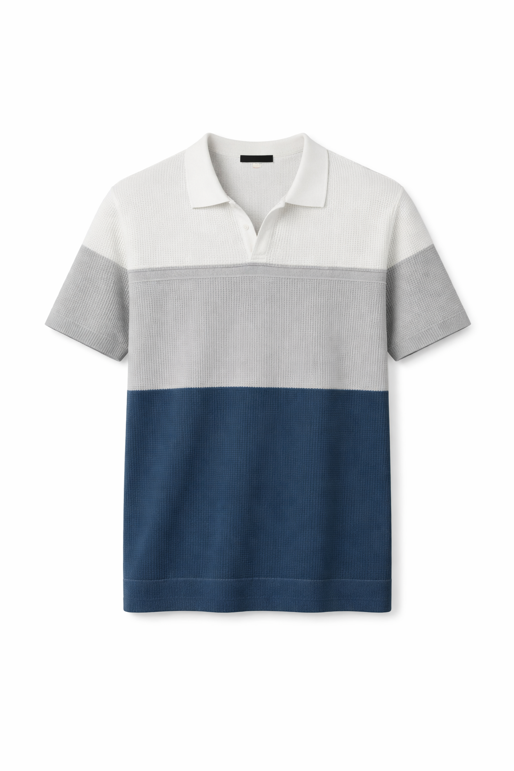 Textured Stripe Polo