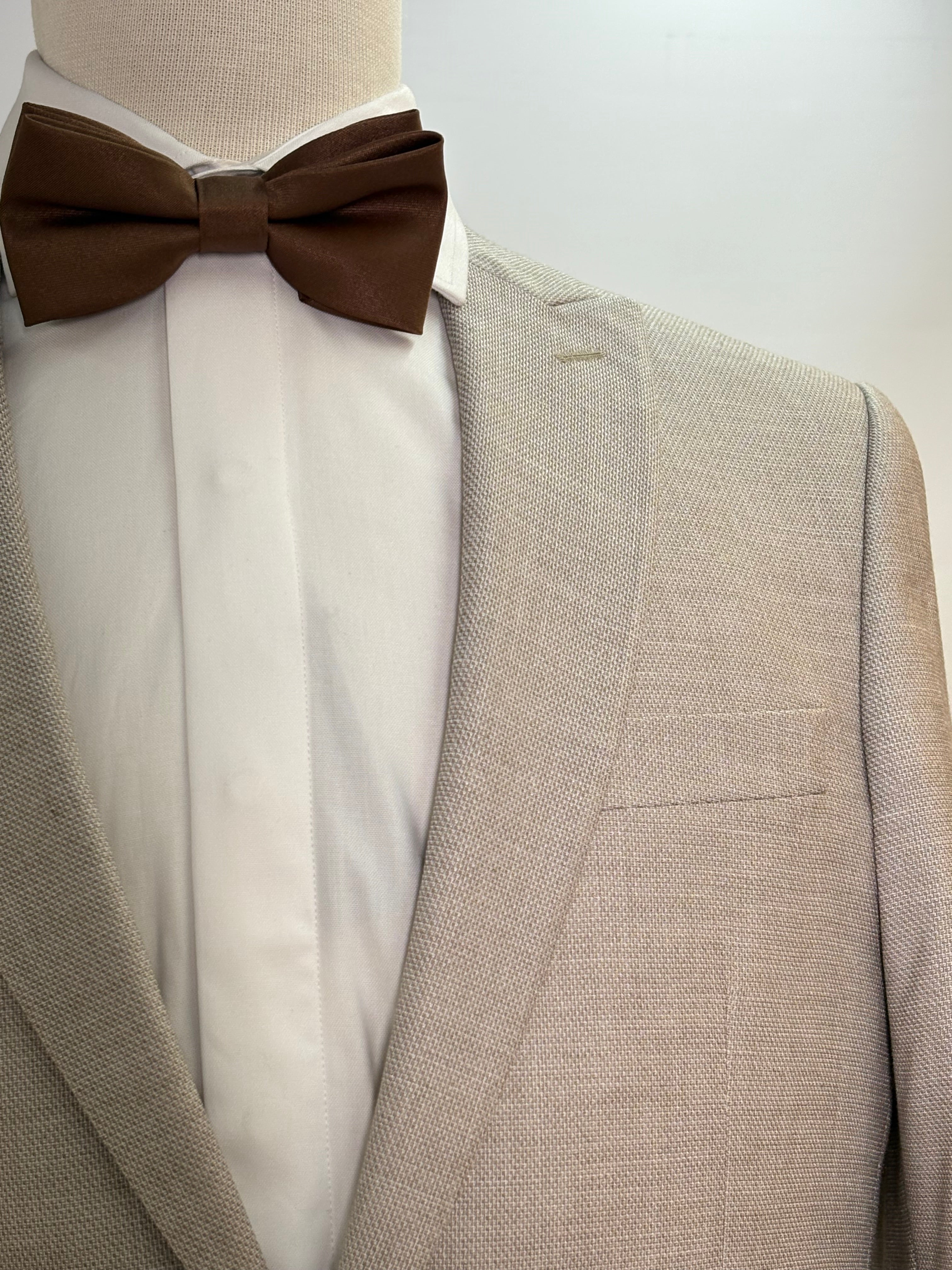 Classic Stone Beige Two-Piece Suit