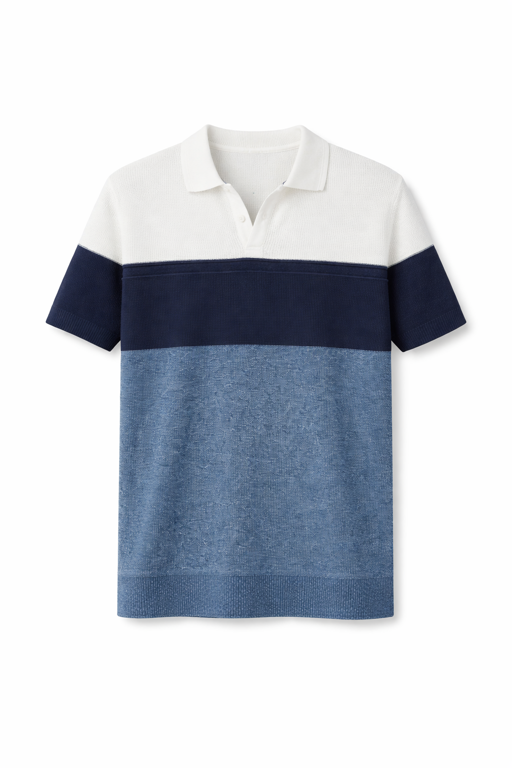 Textured Stripe Polo