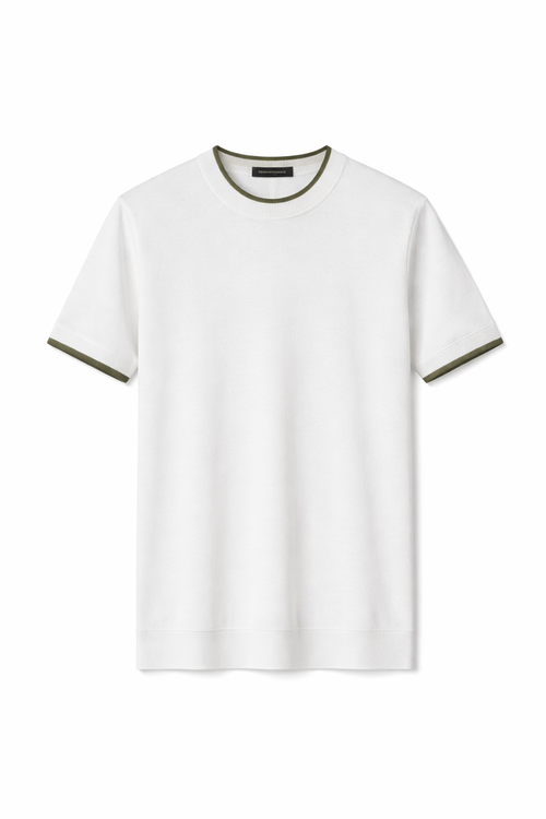 Essential Contrast Collar T-Shirt