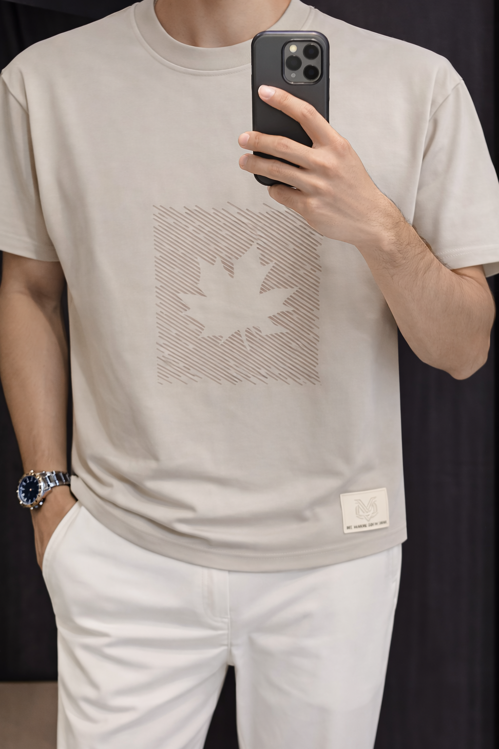 Maple texture Tee