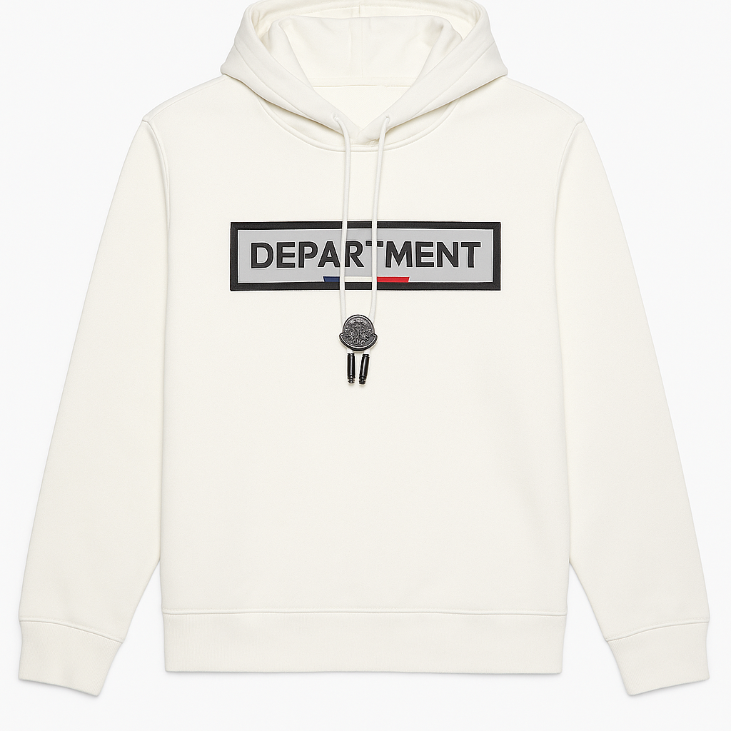 MONCLER Hoodie with Department Logo Print”