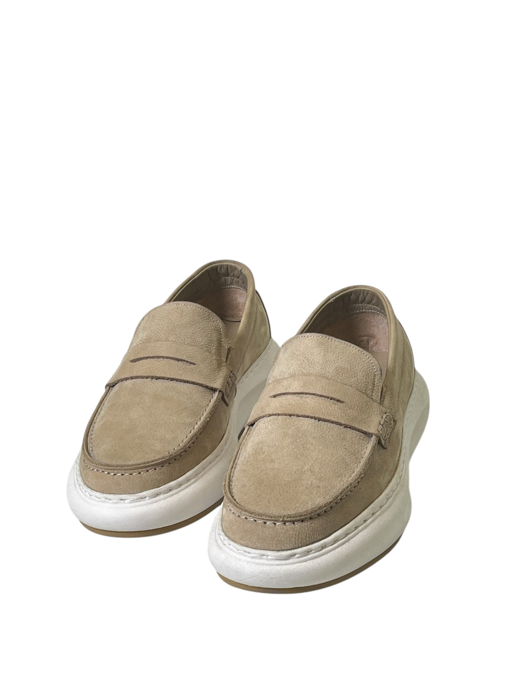 Loafer with White Sole